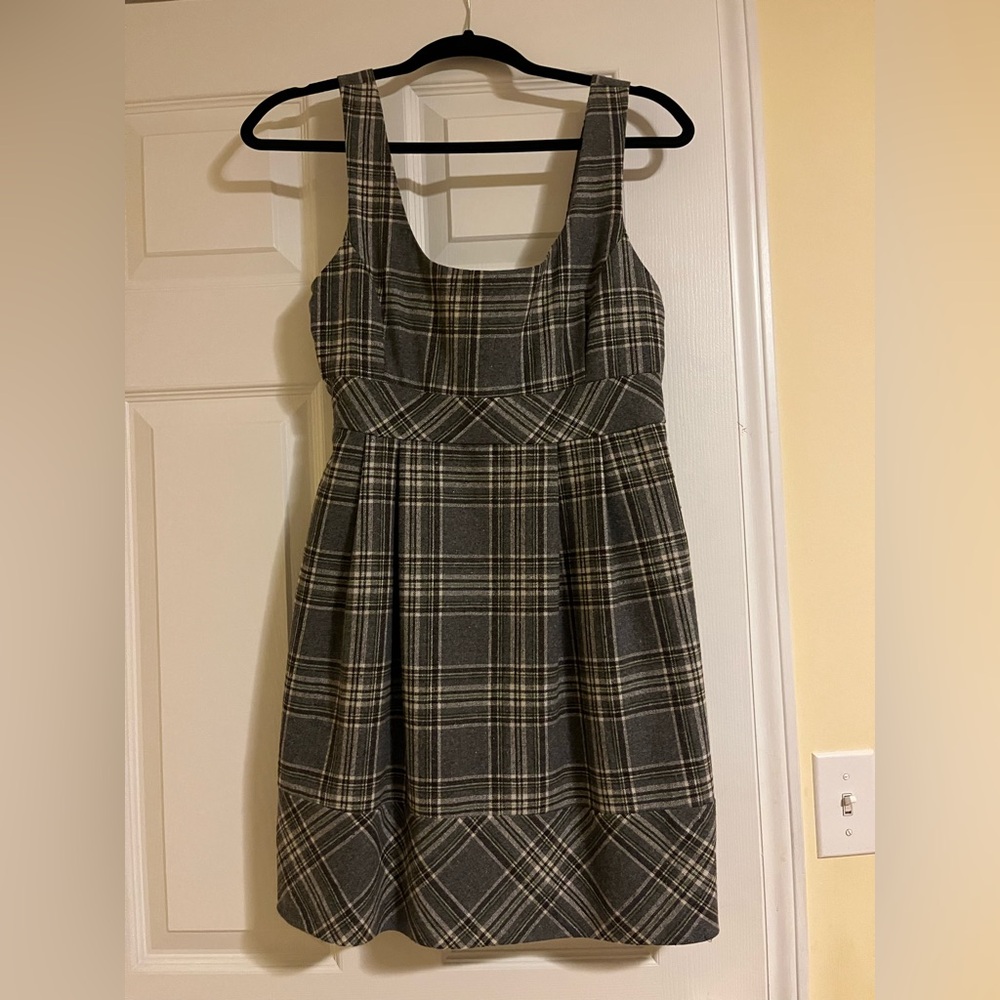 Angie Gray Plaid Mini Dress, size small/medium